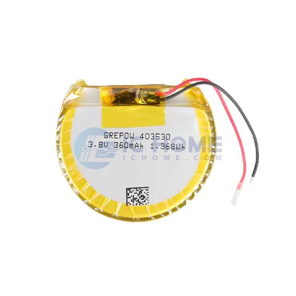 GRP403530-1C-3.8V-360MAH WITH PCM