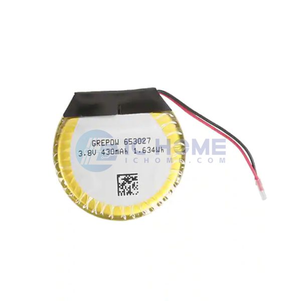 GRP653027-1C-3.8V-430MAH WITH PCM