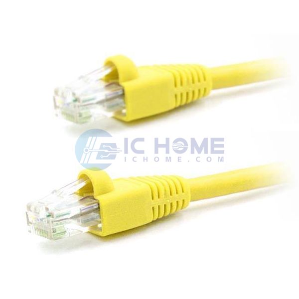 CAT5E-YELLOW-0.5FT